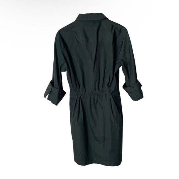 Madewell Tucked Mini Shirtdress Summit Green Size 6 NWT NW416 - Picture 7 of 10